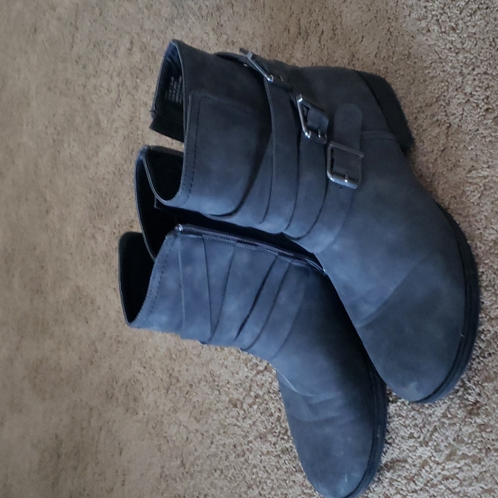 Grey booties
